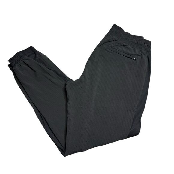 Athleta Black Brooklyn Textured Joggers Size 6 - Picture 5 of 7